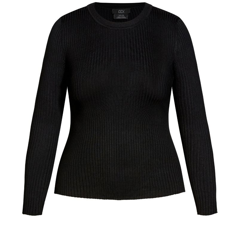 Women's Plus Size Ella Sweater - black | CCX, 5 of 7