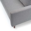 MAE Mid-Century Modern Curved Arm Sofa with Solid Wood Legs, Mellow - 4 of 4
