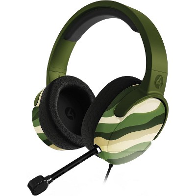 4Gamers Panther Gaming Headset WAVE Compatible with PS4, PS5, Xbox One, Series S, Series X, Nintendo Switch, PC and mobile devices- Forest