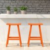 WestinTrends Outdoor Patio Adirondack Counter Height Stool Chair - 2 of 4