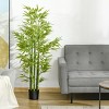 TopComfy Artificial Trees 5Ft Artificial Bamboo Tree Fake Bamboo Tree Faux Bamboo Plant Indoor Outdoor Bamboo Tree for Home, Green, 6.8"*6.8"*55" - 2 of 4