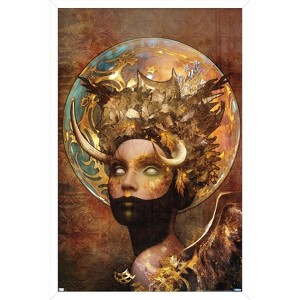 Trends International Jena DellaGrottaglia: Cosmic Zodiac - Taurus Framed Wall Poster Prints - 1 of 4