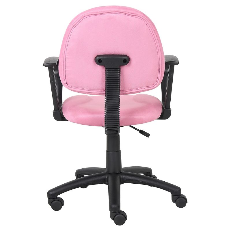 Microfiber Deluxe Posture Chair with Loop Arms - Boss Office Products, 3 of 9