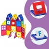 Playmags 100-Piece Magnetic Tiles Building Blocks Set, 3D Magnet Tiles for Kids - image 4 of 4