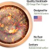 Good Directions 22" Steel & Copper Hanging Fired Bird Bath Orange - 3 of 4