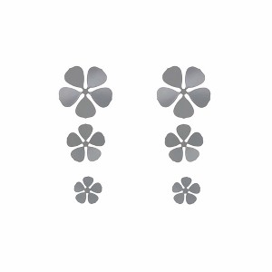 Evideco French Home Goods Decorative Curtain Magnets – Elegant Floral Design for a Stylish Touch - 1 of 4