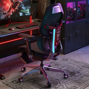 Gaming Chair with 6D Armrest Height Adjustable, 136° Tilt for Office and Gaming - 1 of 1