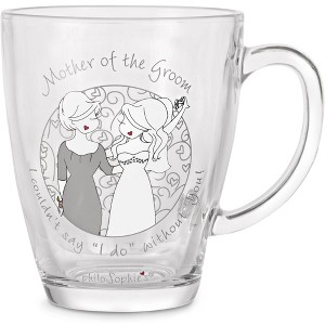 Pavilion Gift Company - Mother of the Groom - 12.5 oz Glass Cup - Drinkware - 1 of 4