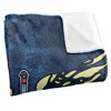 Kids' Bon Jovi Weathered Denim Silky Touch Blanket White 36X58 - 3 of 4