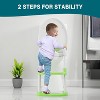 Potty Training Seat, Step Stool with Toddler Seat for Kids Boys Girls Toilet Training, Anti-Slip Safe Pads, Adjustable Height Legs Non-Slip Wide Step - 4 of 4