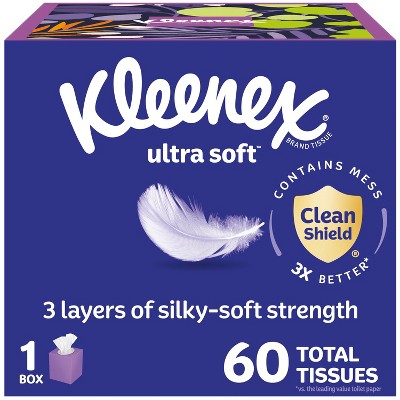 Kleenex Ultra Soft 3-Ply Facial Tissue