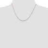 Black Bow Jewelry 1.2mm Sterling Silver Solid Classic Round Snake Chain Necklace - 2 of 4