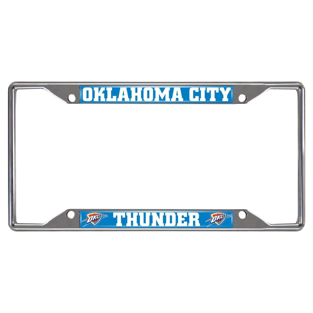 NBA Fan Mats License Plate Frame - Oklahoma City Thunder