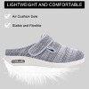 Womens Easy On/Off Shoes Stylish Shoes with Arch Support Extra Wide Widths Walking Sneakers with Soft Insoles Adjustable for Swollen Feet - 4 of 4