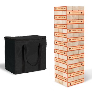 NFL Cincinnati Bengals Giant Wooden Tumbling Tower - 1 of 4