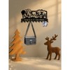 AEELLEEA Dog Wall Hooks, Black Metal Coat Rack with Sweet Home ...