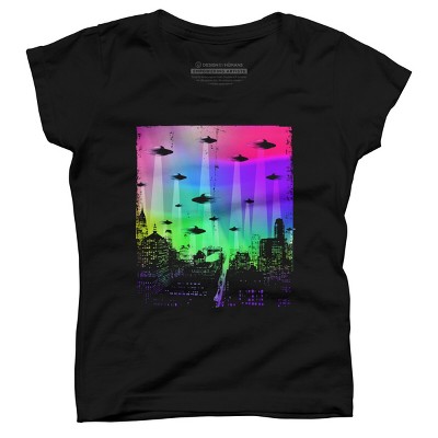 Girl's Design By Humans Come To Party By clingcling T-Shirt