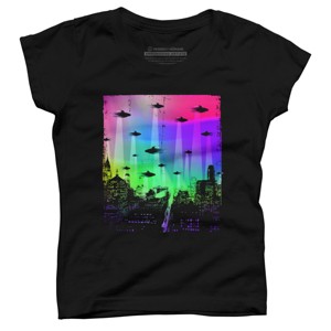 Girl's Design By Humans Come To Party By clingcling T-Shirt - 1 of 3