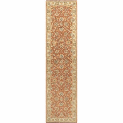 Hauteloom Caesar Hand Tufted Burnt Orange 1124 Wool Carpet