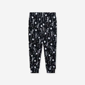 Toddler Funny Bones French Terry Joggers - Posh Peanut - 1 of 3