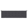 vidaXL Outdoor Bench Cushion - Anthracite Color - Oxford Fabric (100% Polyester) - Dimensions 70.9"x19.7"x1.2" - Comfort for Garden Furniture - 4 of 4