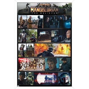 Trends International Star Wars: The Mandalorian Season 2 - Chapter 15 Grid Framed Wall Poster Prints - 1 of 4