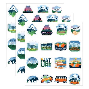 Carson Dellosa Education Adventure Vinyl Stickers, 100 Per Pack, 3 Packs - 1 of 4