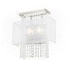 Livex Lighting Bella Vista 2 - Light Wall Light in  Brushed Nickel - 4 of 4