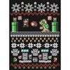 Girl's Nintendo Mario and Bowser Ugly Christmas Sweater T-Shirt - 2 of 4
