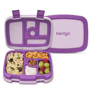 Bentgo Kids' Brights Leakproof, 5 Compartment Bento-Style Kids