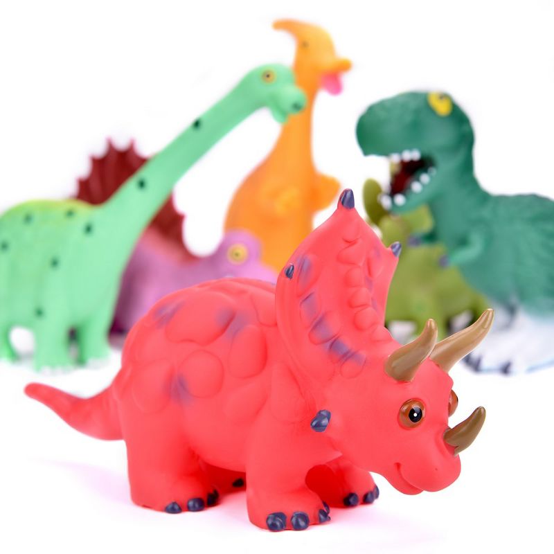Fun Little Toys Baby Dino Bath Toys, 6 pcs, 1 of 8