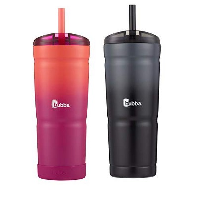 Bubba Envy S 32oz Stainless Steel Tumbler With Straw Bumper And Handle  Vineyard Ombre : Target