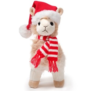 Bearington Holly The Holiday Llama Christmas Plush, 10 Inch Llama Stuffed Animal, Christmas Llama Gift for Toddlers, Kids & Teens - 1 of 4
