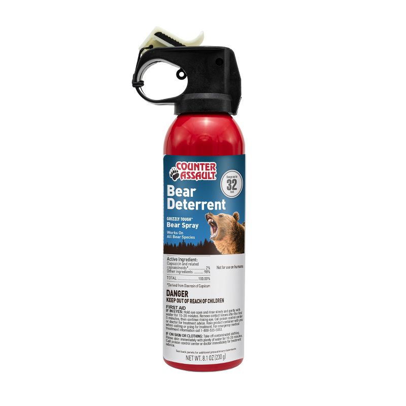 Counter Assault 8.1oz Bear Spray with Holster Sealed Blister, 1 of 6