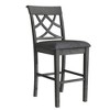NicBex Dining Table Set for 4 Kitchen Table Solid Wood Dining Table Set with Curved Wine Rack for Dining Room, Grey - 2 of 4