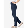 Woman Within Women's Plus Size Petite The Hassle-Free Elastic-Waist Soft Knit Pant - image 4 of 4