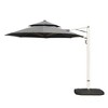 TiramisuBest 9ft Aluminum Cantilever Tilt Patio Umbrella with Center Pole - Lake Blue (Not Base) - 4 of 4