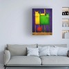 Trademark Fine Art -Daniel Patrick Kessler 'Double Trouble I' Canvas Art - 2 of 4