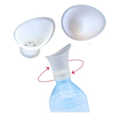Wash+Out Eye Rinse Cup: Screws Onto a Water Bottle, Comfortable and Easy-to-Use First Aid Eye Care Solution
