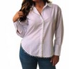 Women's Wo's In The Details Blouse - Kiwi - 3 of 4