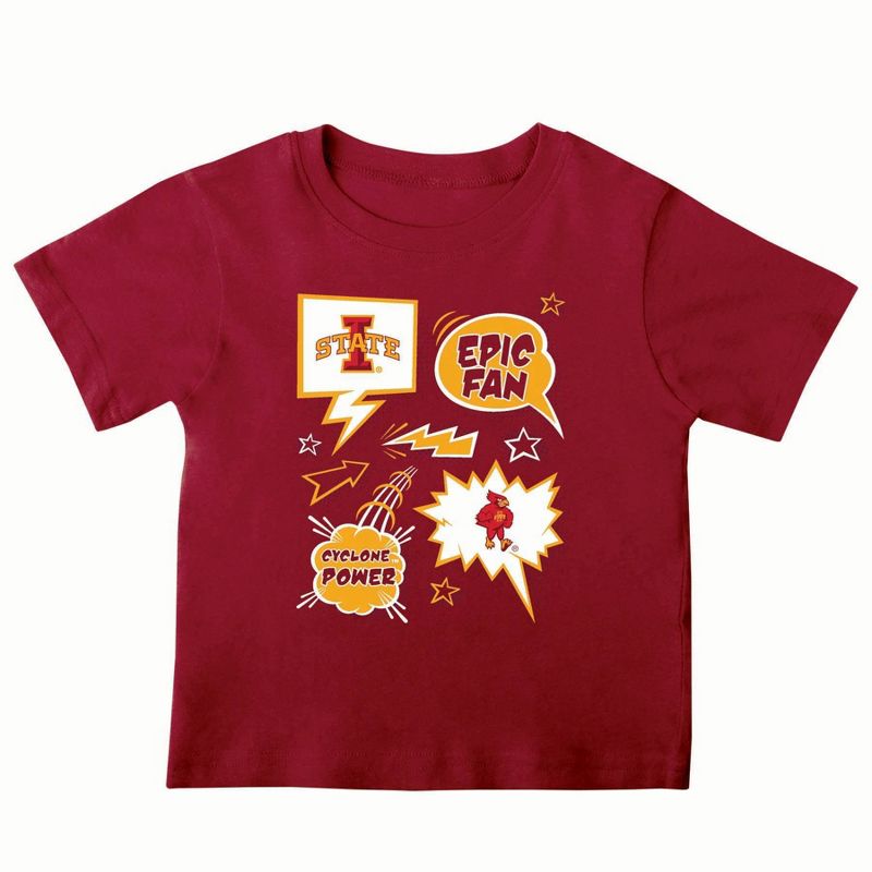 NCAA Iowa State Cyclones Toddler Boys&#39; 2pk T-Shirt, 2 of 4