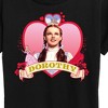 Women's - Wizard of Oz - Dorothy Heart Short Sleeve Graphic T-Shirt - 2 of 4