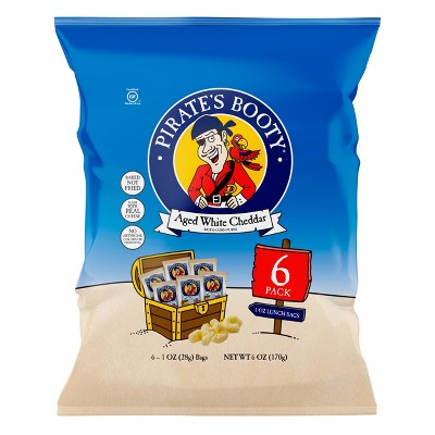 Pirate's Booty Aged White Cheddar Puffs - 6ct - 1oz