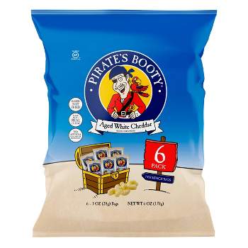 Pirate's Booty Aged White Cheddar Puffs - 6ct - 1oz