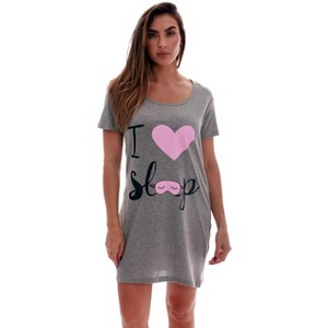 Just Love Sleep Dress for Women - Sleeping Dorm Shirt - Ladies Nightshirt - Nightgown Sleepwear - 1 of 3