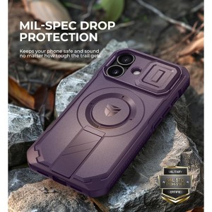 Dexnor for iPhone 16 Case with Slide Camera Cover - 1 of 3