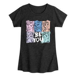 Girls' - My Little Pony - Be You Character Grid Fitted Short Sleeve Graphic T-Shirt - 1 of 3