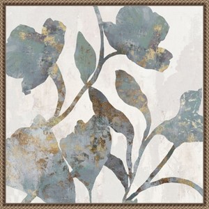 Amanti Art Silhouetted Blooms I by PI Studio Framed Canvas Wall Art - 1 of 4
