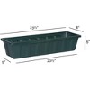 Novelty Poly-Pro Plastic Indoor/Outdoor Liner/Planter Flower Box - 2 of 3