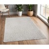 Ivory Shag Hand Tufted Area Rug - 2 of 4